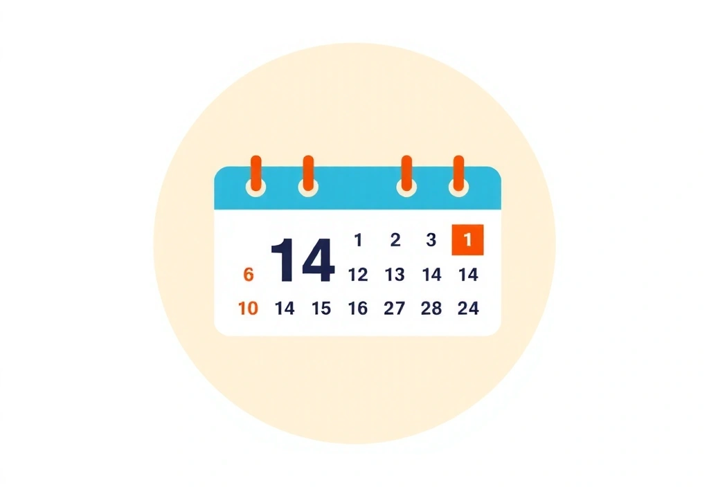 Illustration of a calendar with a highlighted date, symbolizing policy updates.